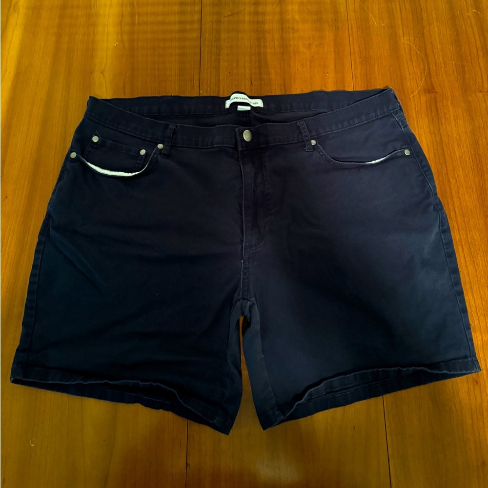 Mens Amazon Essentials Navy Shorts Size 40W